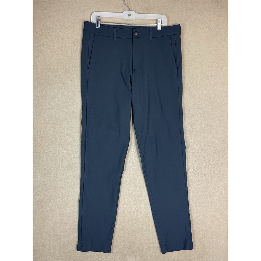 Lululemon Pants Mens 34 Commission Pant Classic Blue Stretch EUC